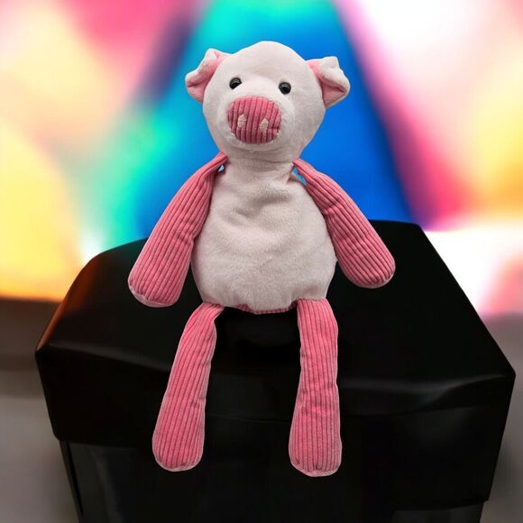 2010 Scentsy Buddy Pink Penny The Pig Empty Pouch Ribbed Corduroy Stuffed Plush - Picture 1 of 15